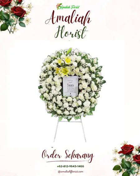 Krans Bunga Duka Pamutih