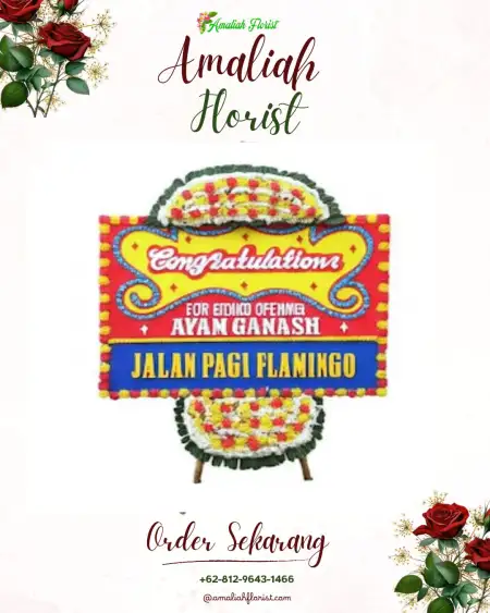 Sewa Papan Bunga Pamutih